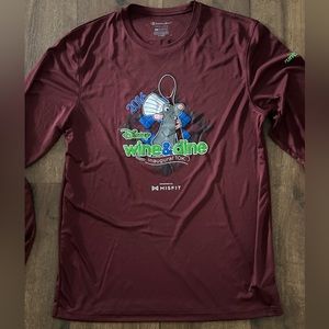 New! runDisney Wine and Dine Champion Tech Long Sleeve Men’s Medium